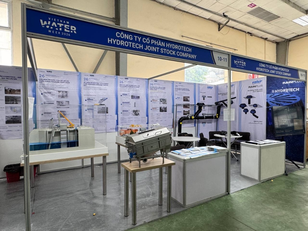 Toàn cảnh Gian hàng 10-11 của Hydrotech Joint Stock Company tại triển lãm